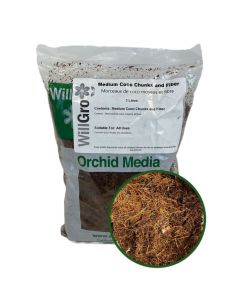 WillGro Medium Coco Chunks and Fiber Orchid Media 3L